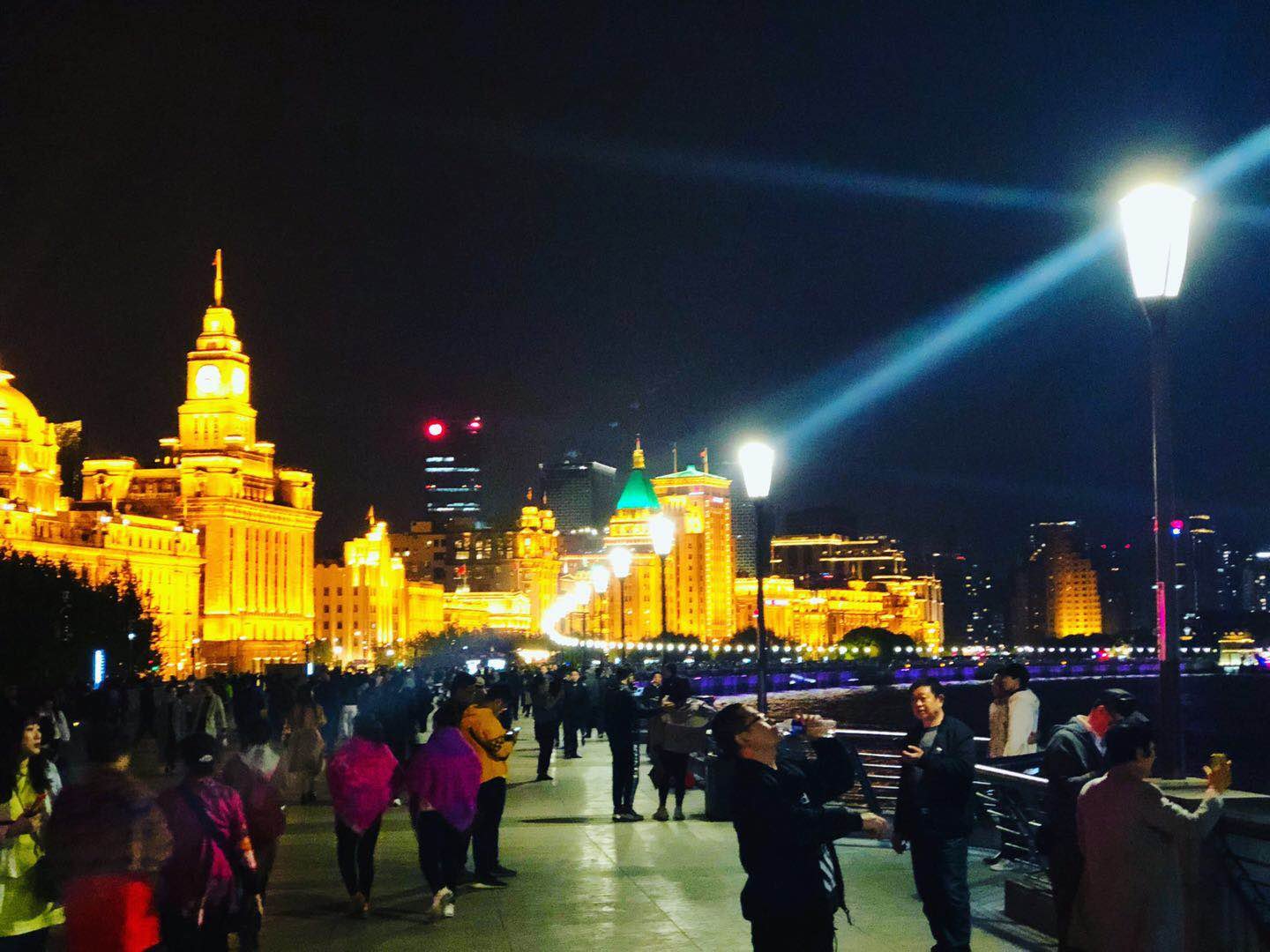The Bund waterfront at night